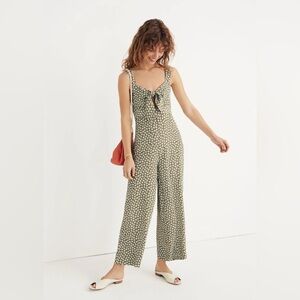 Madewell Plumeria Cutout Jumpsuit in Mini Daisy, Size 0